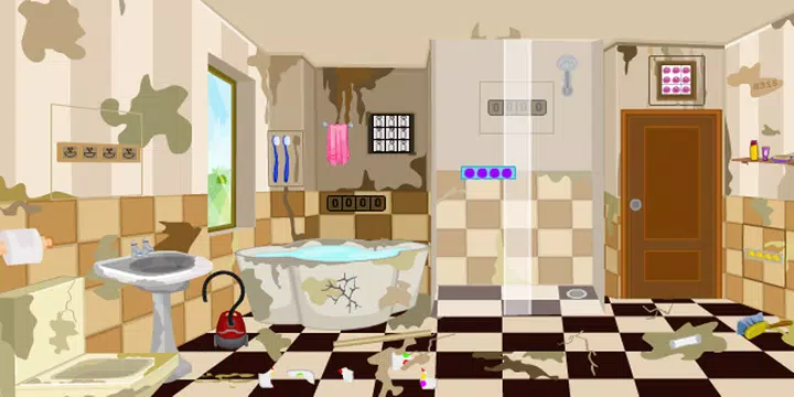 Screenshot 3 for 3D Escape Messy Bathroom