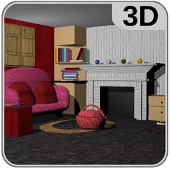 3D Room Escape-Puzzle Livingro APK Herunterladen