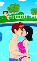 Casual Swimming Pool Kissing screenshot 3