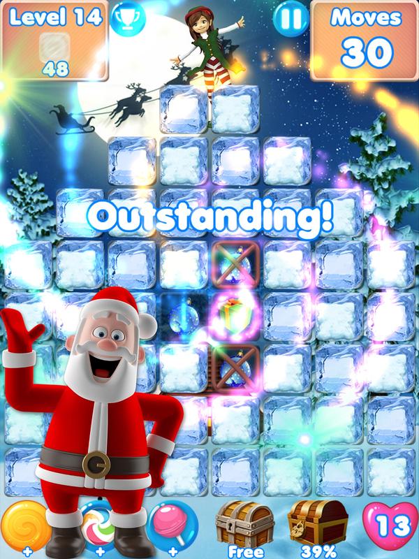 christmas crunch match 3 games candy puzzle for christmas crunch game download