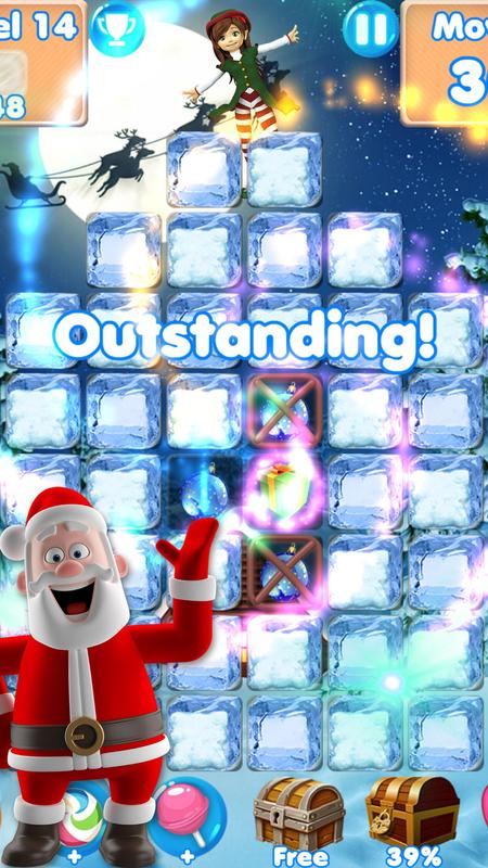 christmas crunch match 3 games candy puzzle for christmas crunch game download