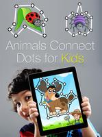 Animais - conecte pontos, para crianças Cartaz