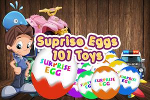 Surprise Eggs 101 Toys Affiche