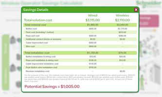 3 Schermata Wireless Savings Calculator