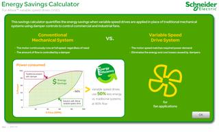 VSD Energy Savings Calculator Affiche