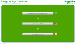 VSD Energy Savings Calculator Screenshot 1