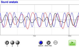 소리분석(진폭,진동수,파형)-과학실험 captura de pantalla 1