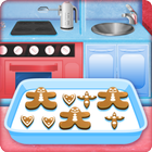 Cooking Gingerbread Cookies icône
