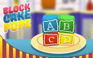ABC Blocks Cake Cooking Cartaz