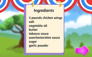 BBQ Buffalo Wings Cooking capture d'écran 1