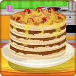 Pancakes Cake Cooking