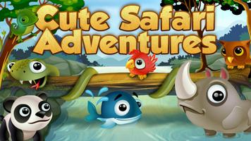 Cute Safari Adventures Cartaz