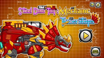 Steel Dino Toy : Triceratops постер
