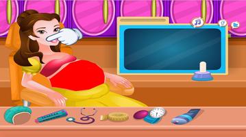 Pregnant Princess Baby Birth Games  new born babie screenshot 1