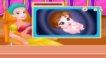 Pregnant Princess Baby Birth Games  new born babie screenshot 2
