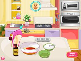 Cooking games for Rich Girls - baking Cake 海报