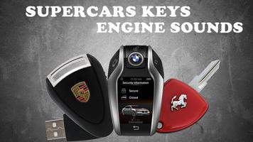 Supercars: keys engine sound poster