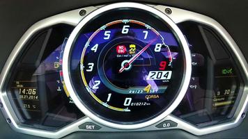 Supercars: speedometer and sounds screenshot 1
