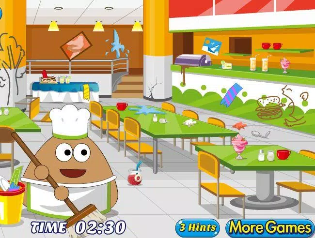 Pou Classroom Slacking Walkthrough 