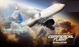 Airplane Flight Simulator 3D Affiche