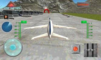 Airplane Flight Simulator 3D capture d'écran 1