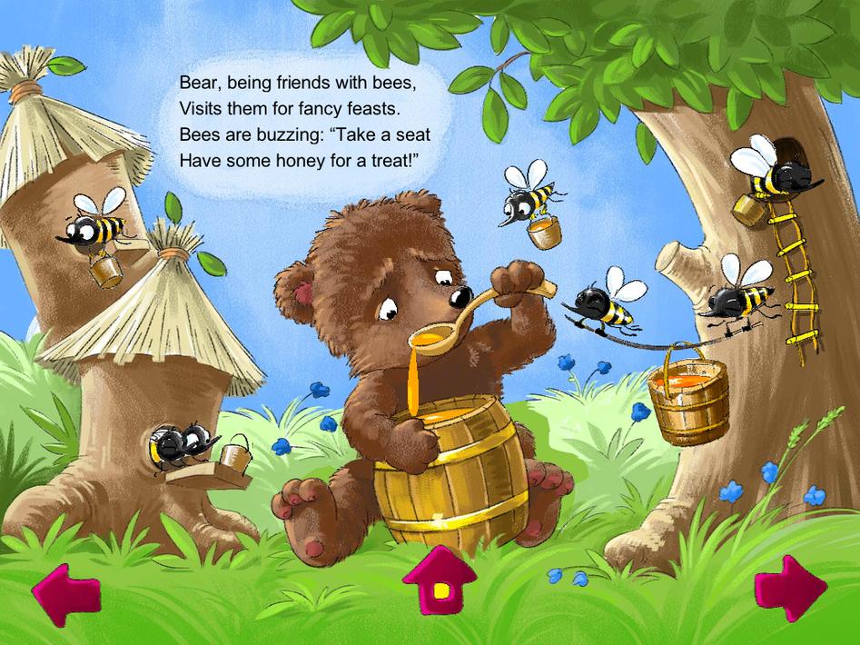 Младшая группа игра мишка. Медвежонок потешки. Потешка про мишку для детей. Потешки для детей про мишку. Медведь и пчелы.