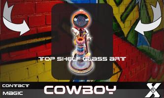 Cowboy Glass الملصق
