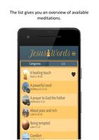 Jesus Words Meditation تصوير الشاشة 3