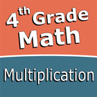 Multiplication 4th grade Math icono