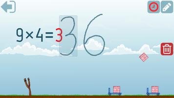 Second grade Math - Multiplication and Division الملصق