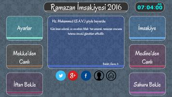 Mobil İmsakiye 2016 poster