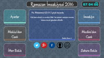 Mobil İmsakiye 2016 Affiche