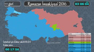 Mobil İmsakiye 2016 screenshot 1