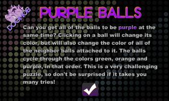 Purple Balls Affiche
