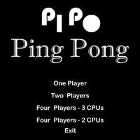 pIpO: pIng pOng plus Plakat