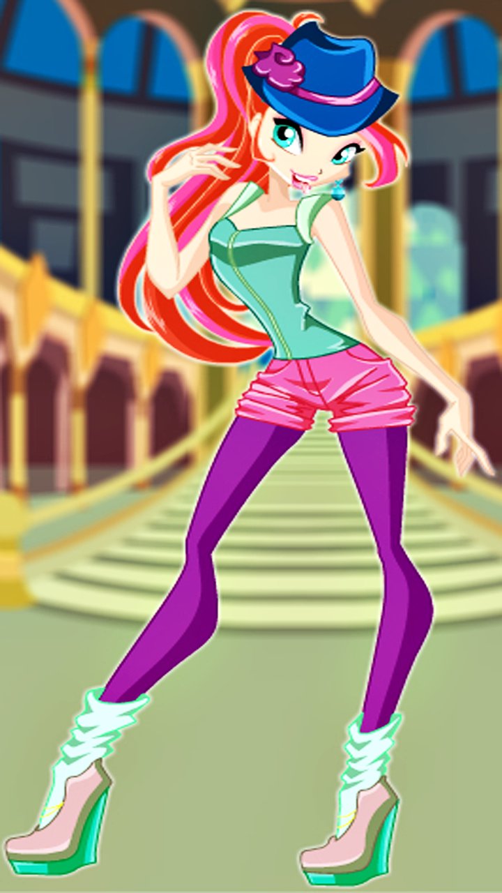 sachin and babi light blue dress Play Winx Club Bloom Fashion Dress Up main image 0