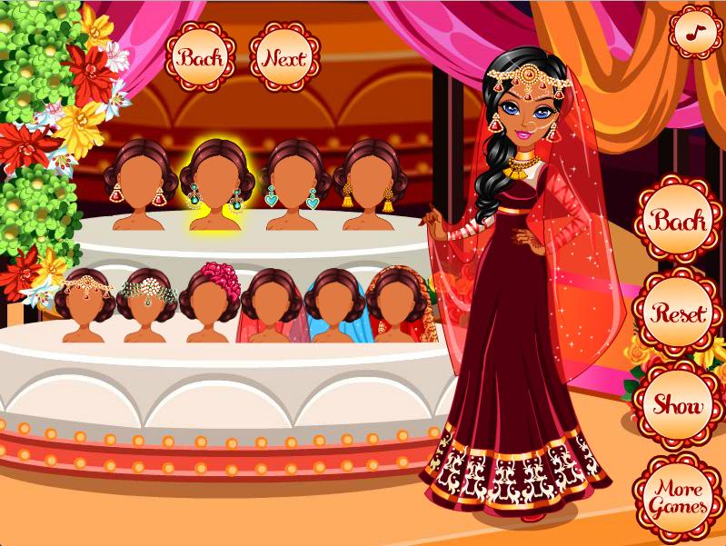indian wedding game dress up syot layar 3.