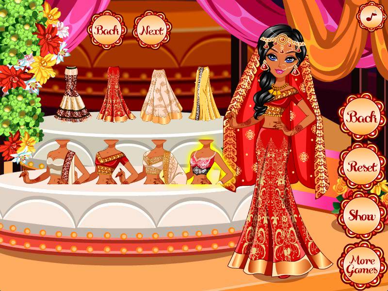 indian wedding game dress up syot layar 5.