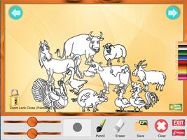 Coloring Game: Animals Ekran Görüntüsü 1