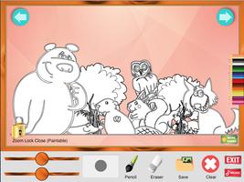 novo jogo de colorir : animais imagem de tela 2