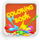 Coloring Book - Cartoon icon