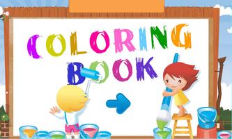 Coloring Book - Cartoon Poster