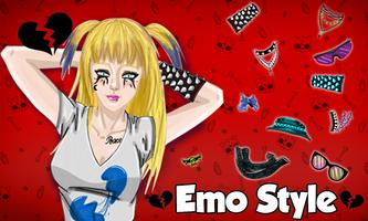 Emo Girl Dress Up Games পোস্টার