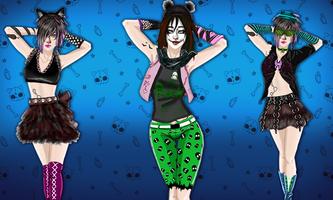 برنامه‌نما Emo Girl Dress Up Games عکس از صفحه