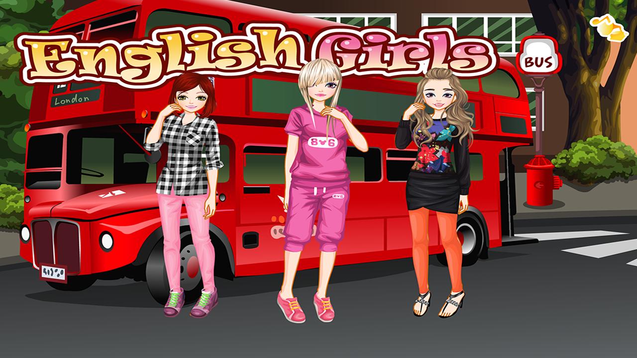 English Girls - Girl Games স্ক্রিনশট 4.