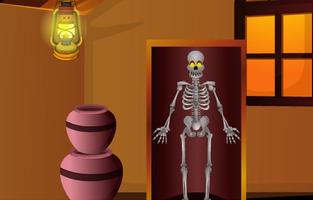 Escape Game Halloween Skeleton Ekran Görüntüsü 2