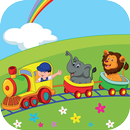 Funny Animals Train Adventure: Memory game APK