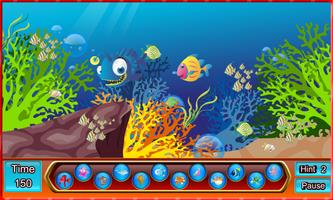 Hidden Object : Fun fish स्क्रीनशॉट 1