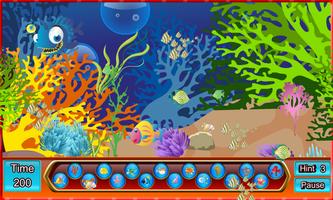 Hidden Object : Fun fish скриншот 2