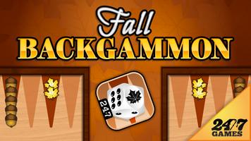 Fall Backgammon Affiche